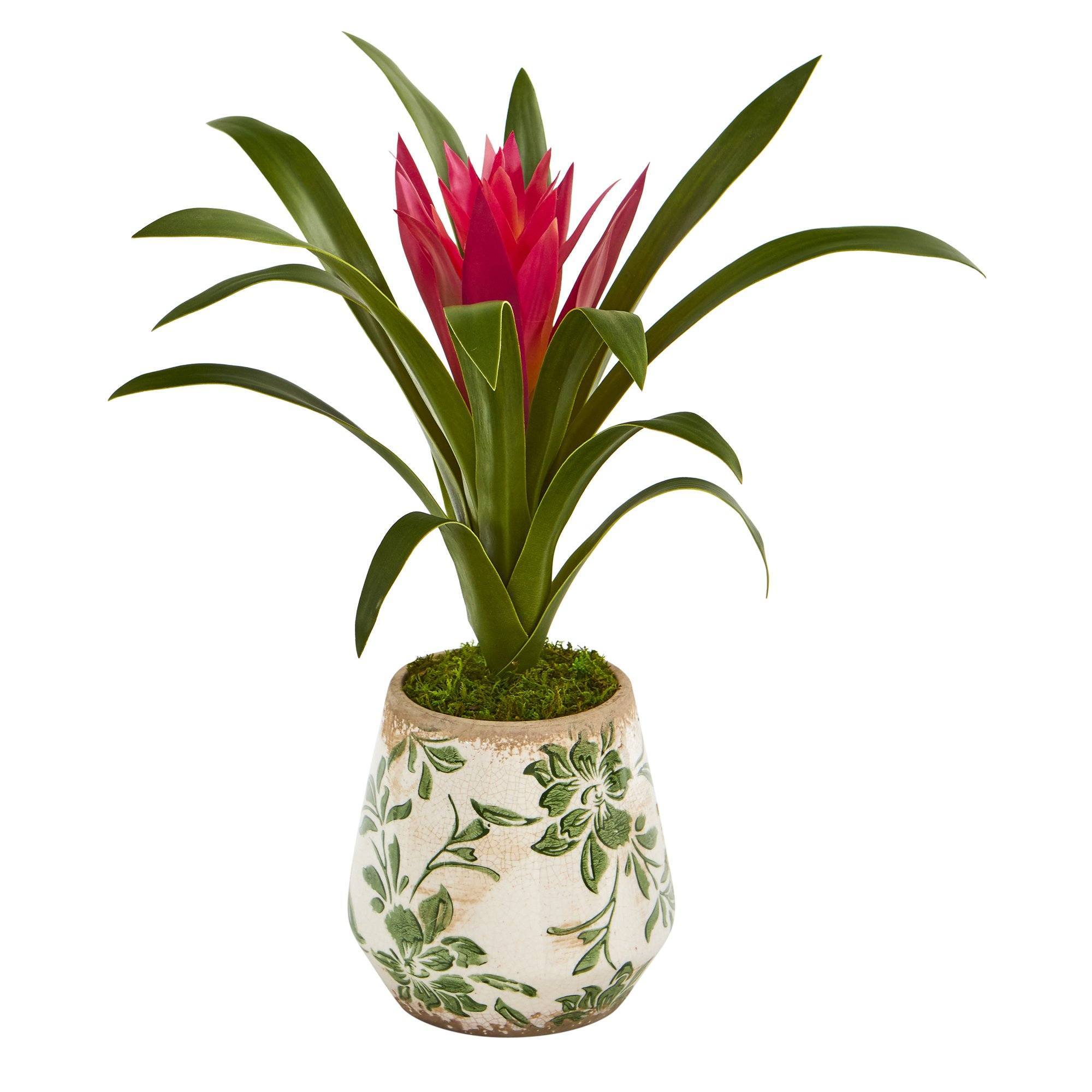 15” Ginger Artificial Plant in Floral Vase