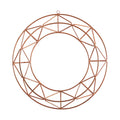 16” Geometric Copper Wall Decor