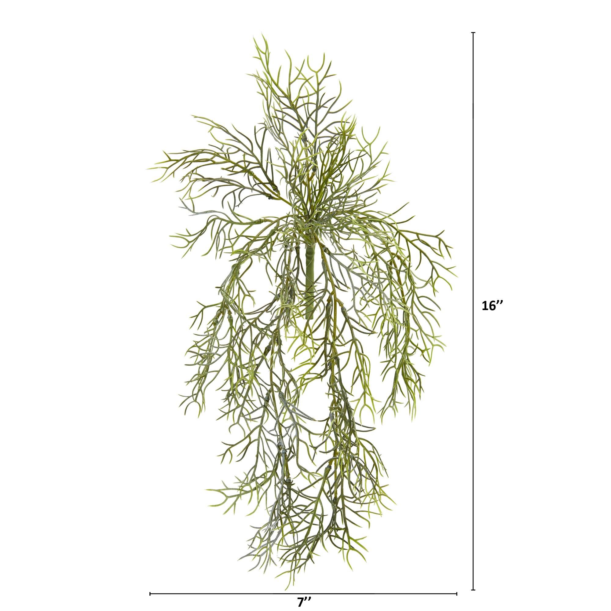 16” Artificial Tillandsia Moss Plant (Set of 12)