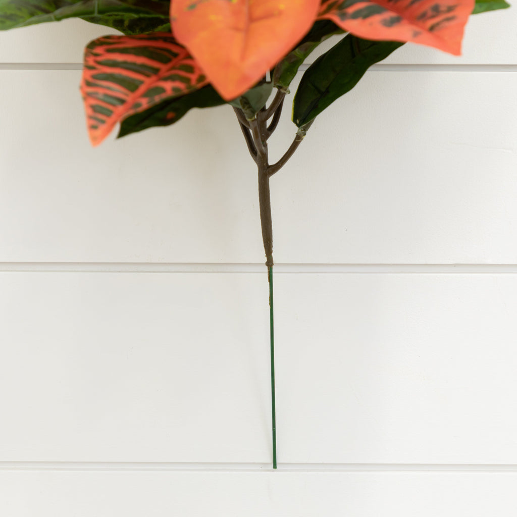 17” Garden Croton Artificial Plant (Real Touch) (Set of 6)