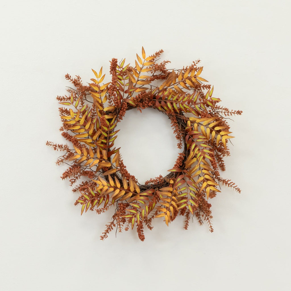 18” Harvest Berry Artificial Wreath