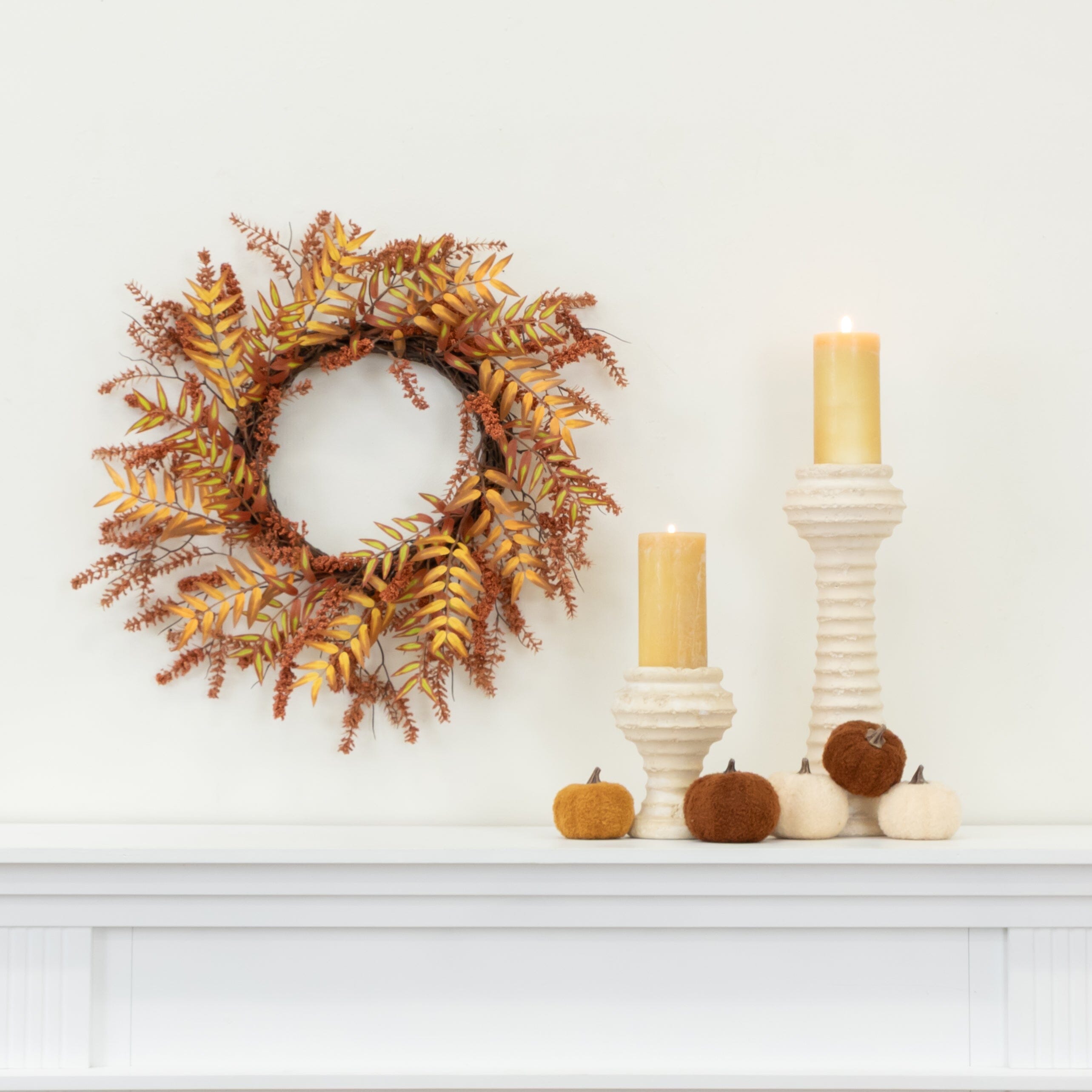 18” Harvest Berry Artificial Wreath
