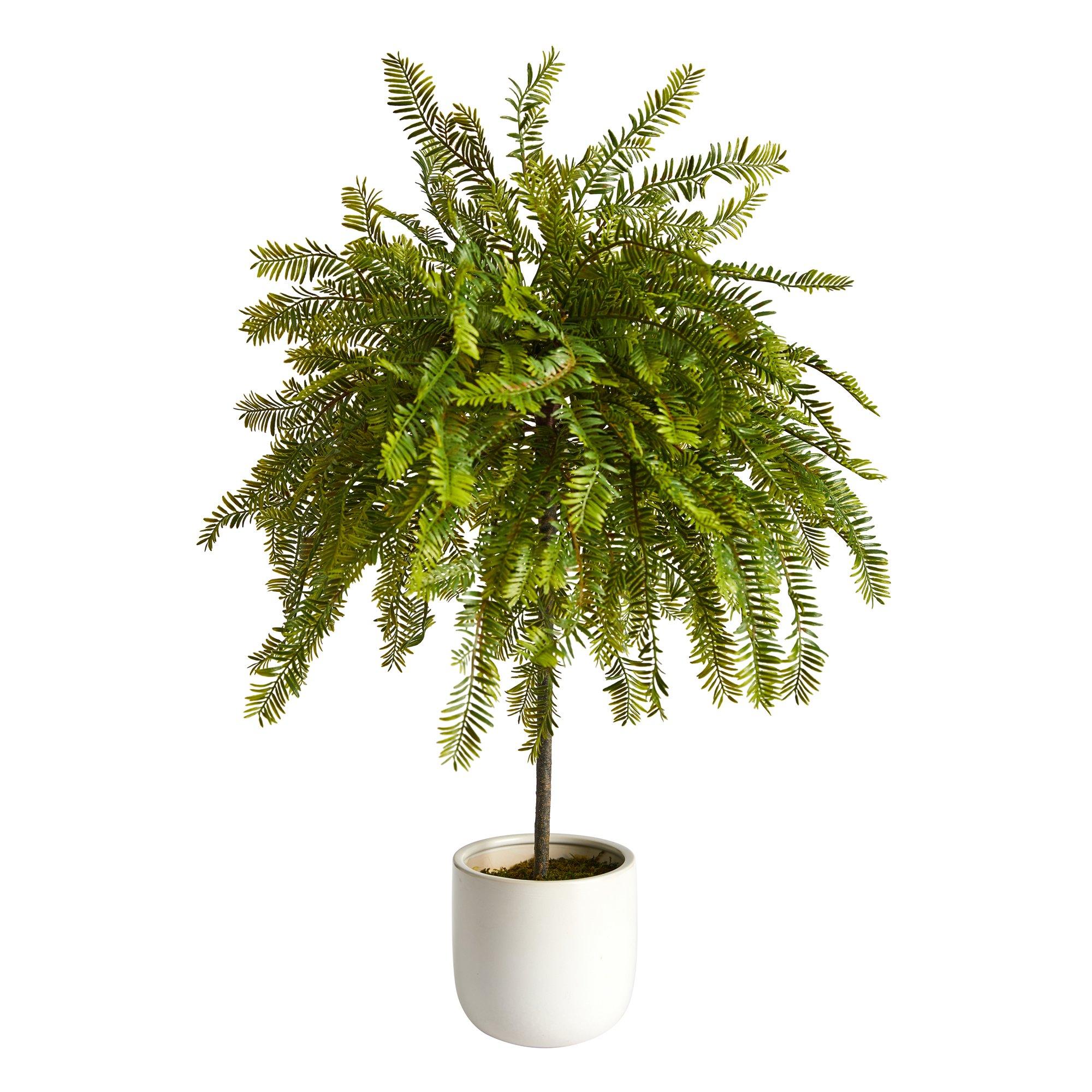 2' Northern Californian Cedar Canopy Artificial Tree in Decorative Planter