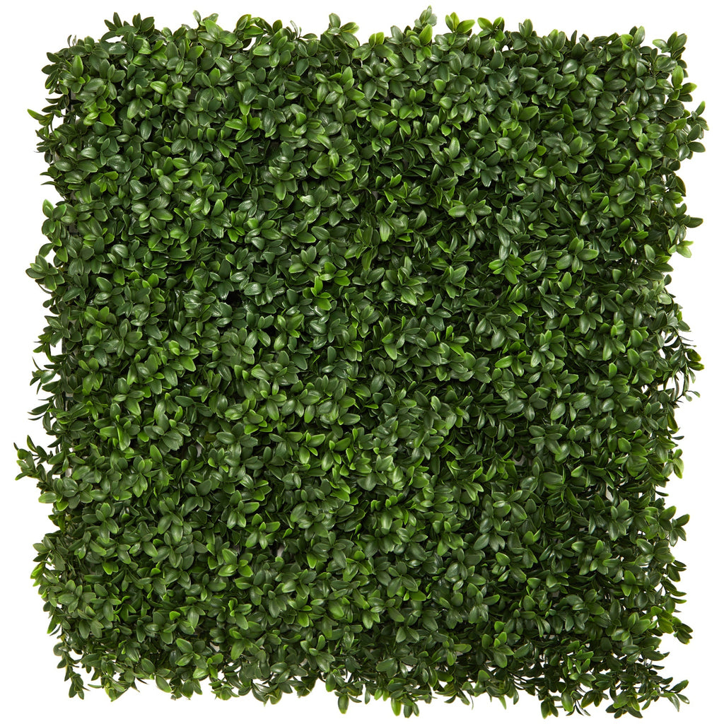 20” Boxwood Artificial Wall Mat (Indoor/Outdoor) (Set of 2)