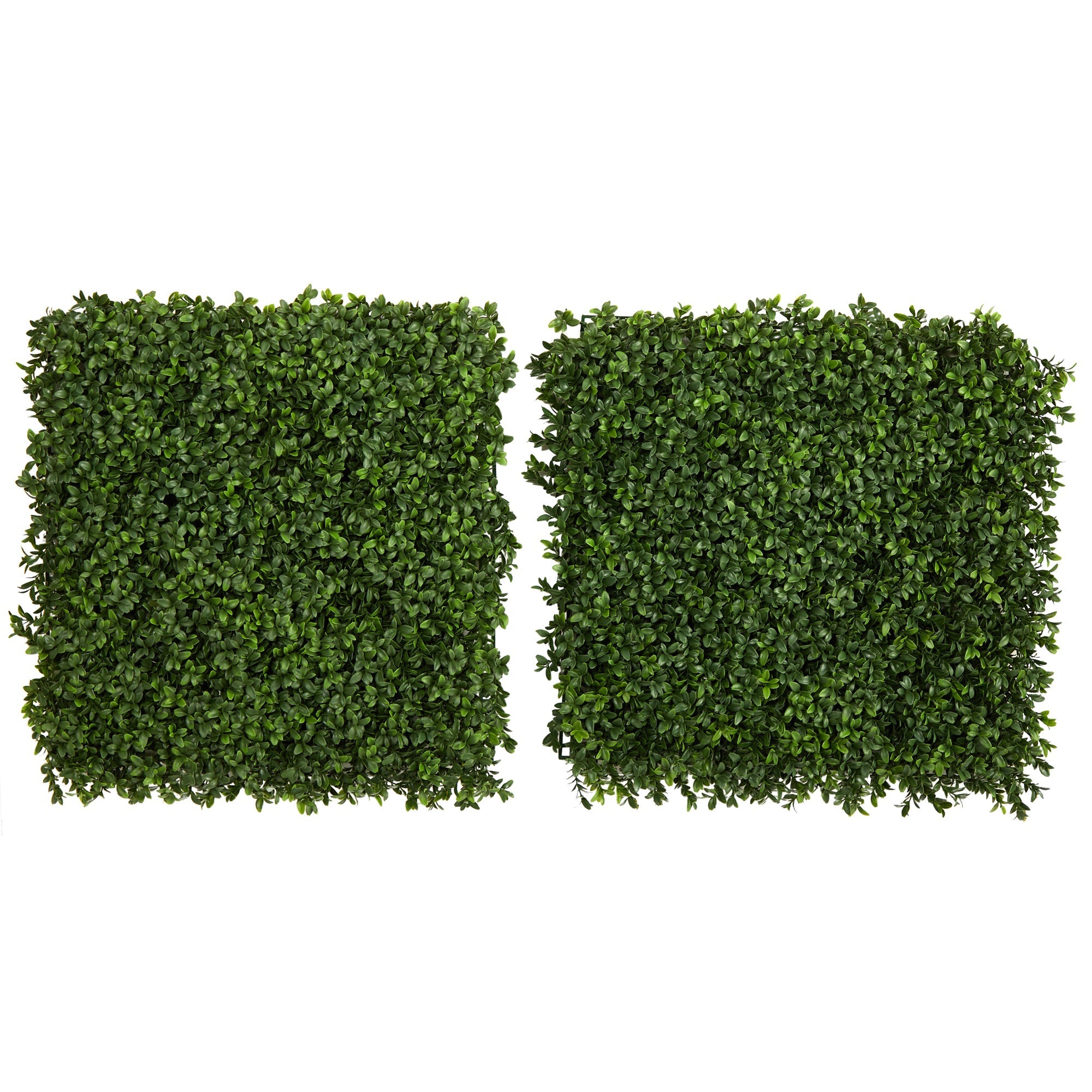 20” Boxwood Artificial Wall Mat (Indoor/Outdoor) (Set of 2)