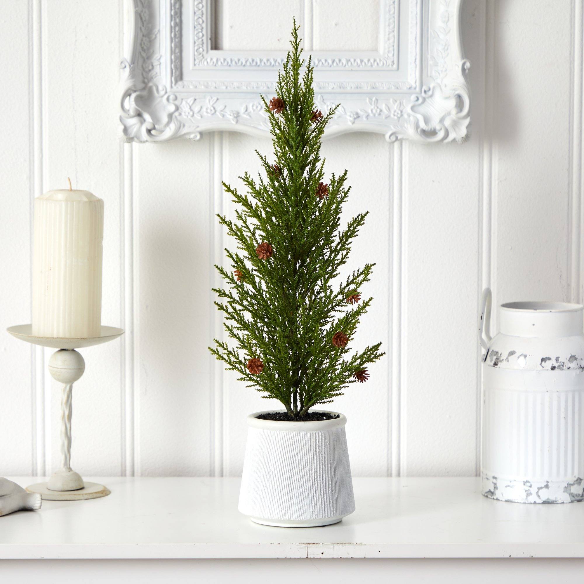 20'' Cedar Pine “Natural Look” Artificial Christmas Tree