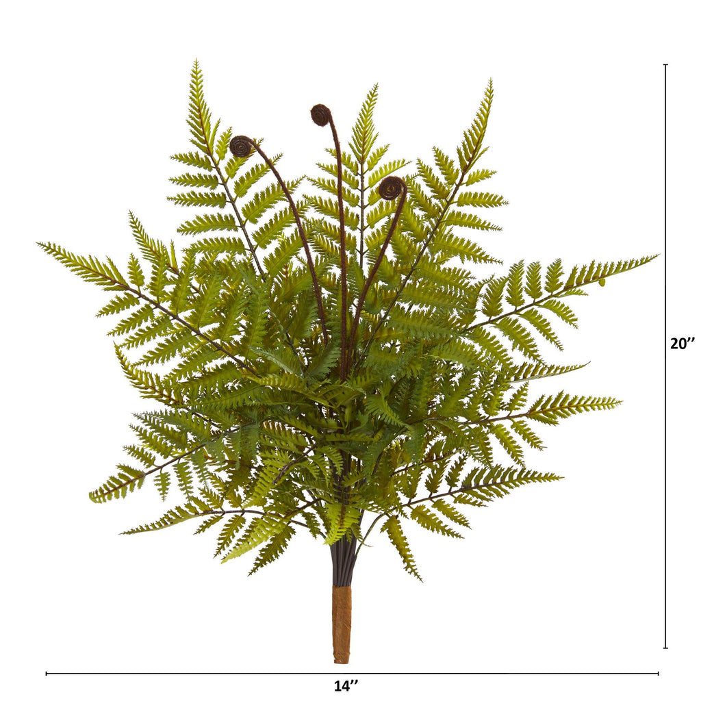 20” Fern Artificial Plant (Set of 3)