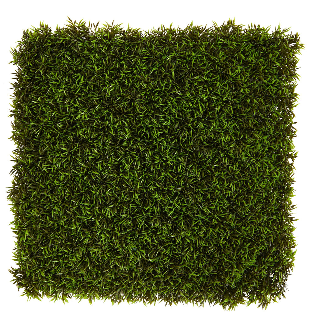 20” Mini Pordocarpus Artificial Wall Mat (Indoor/Outdoor) (Set of 2)
