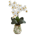 20” Phalaenopsis Orchid Artificial Arrangement in Floral Vase