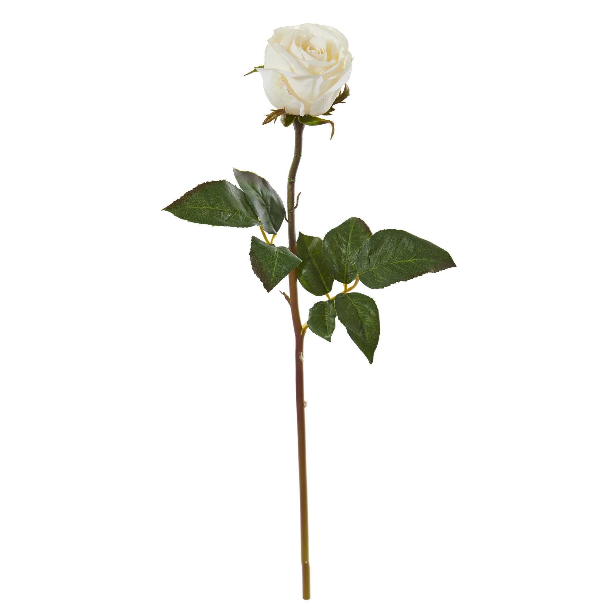 20” Rose Artificial Bud Flower (Set of 6)
