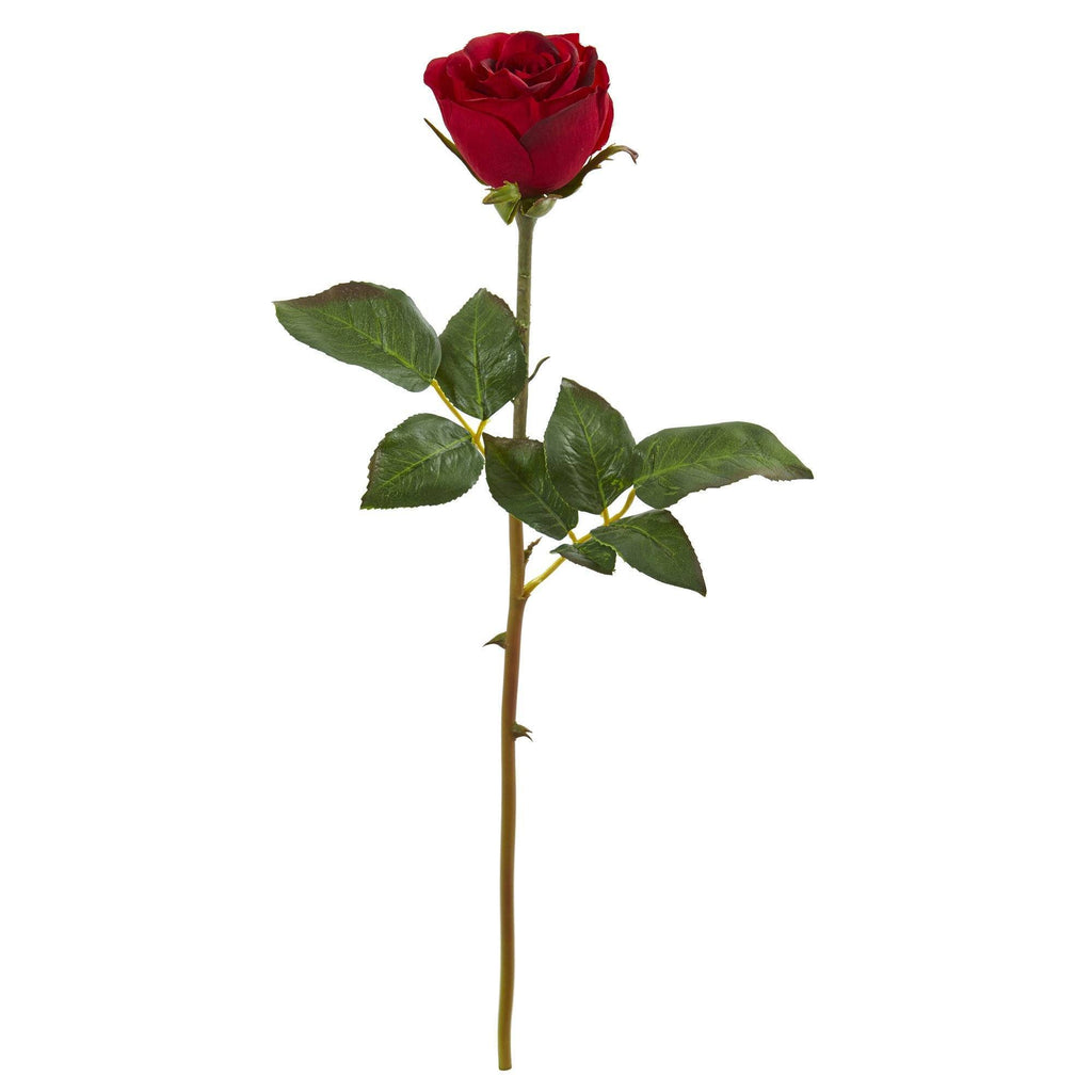 20” Rose Artificial Bud Flower (Set of 6)