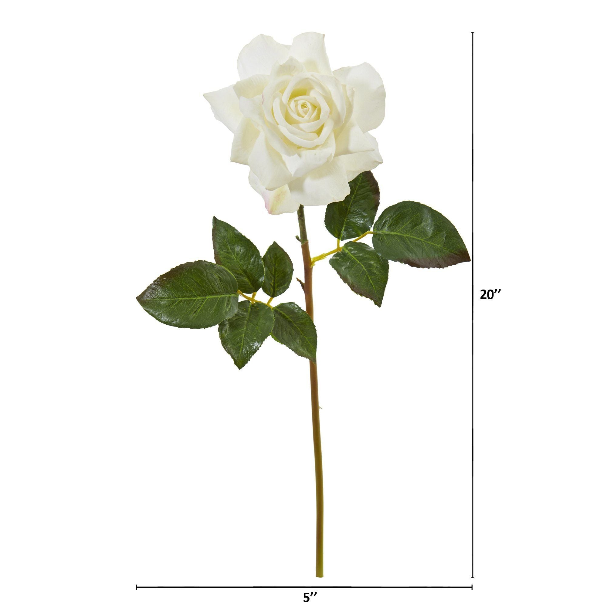 20” Rose Artificial Flower (Set of 6)