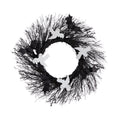 22" Halloween Ghost and Bats Twig Wreath