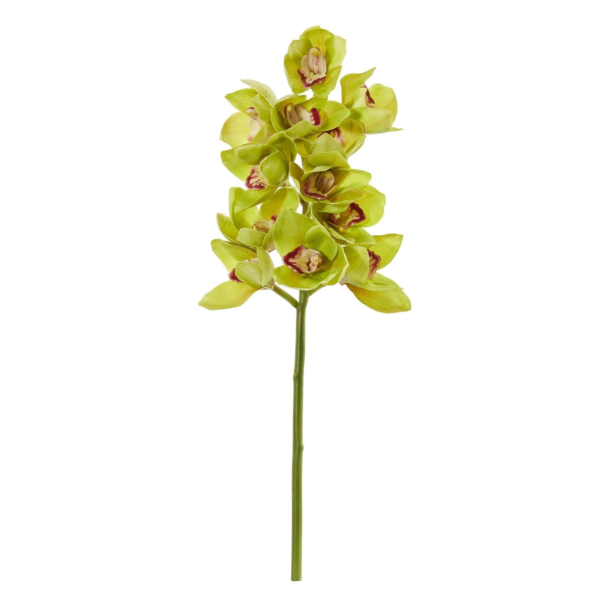 23” Cymbidium Orchid Artificial Flower (Set of 3)