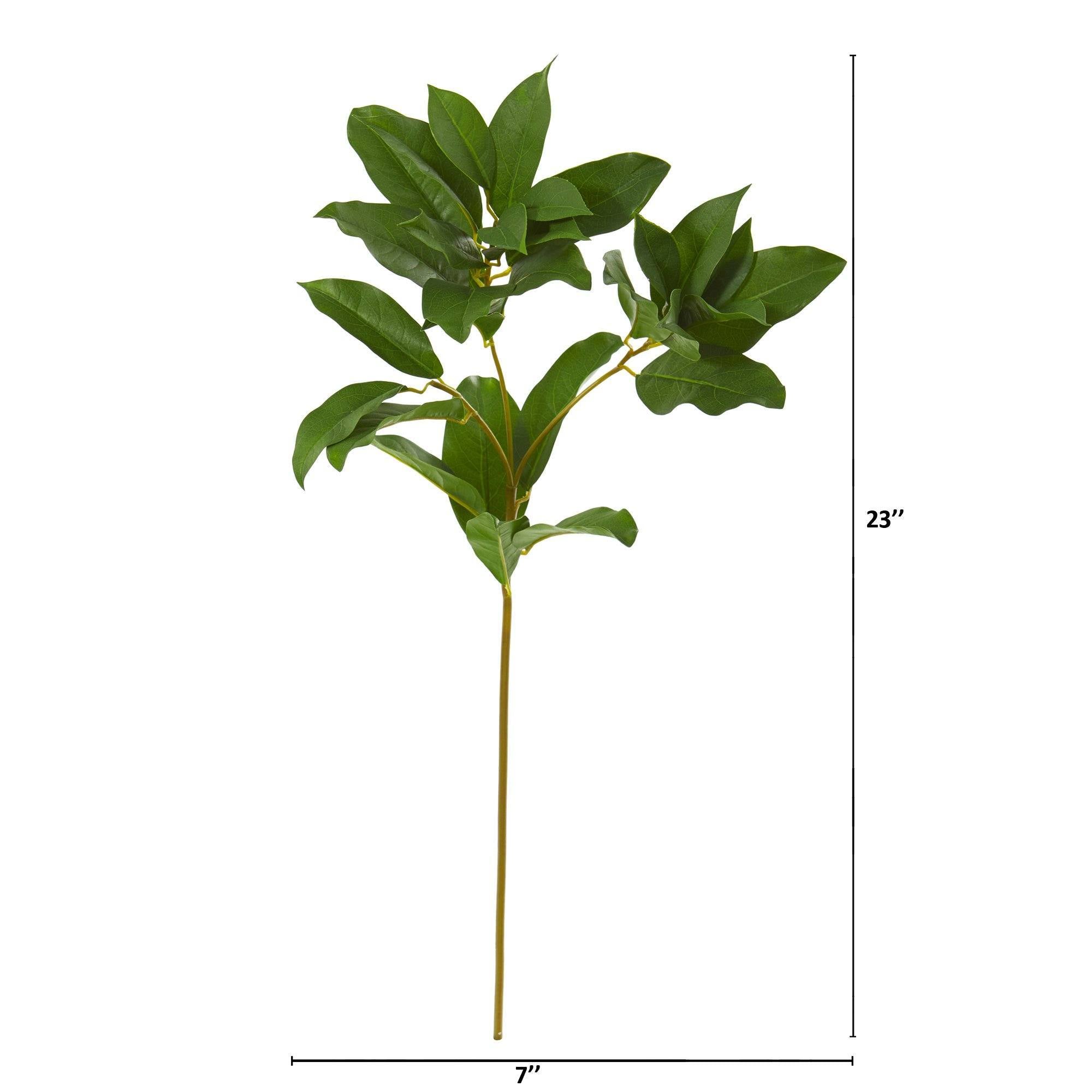 23” Laurel Leaf Artificial Spray (Set of 6)