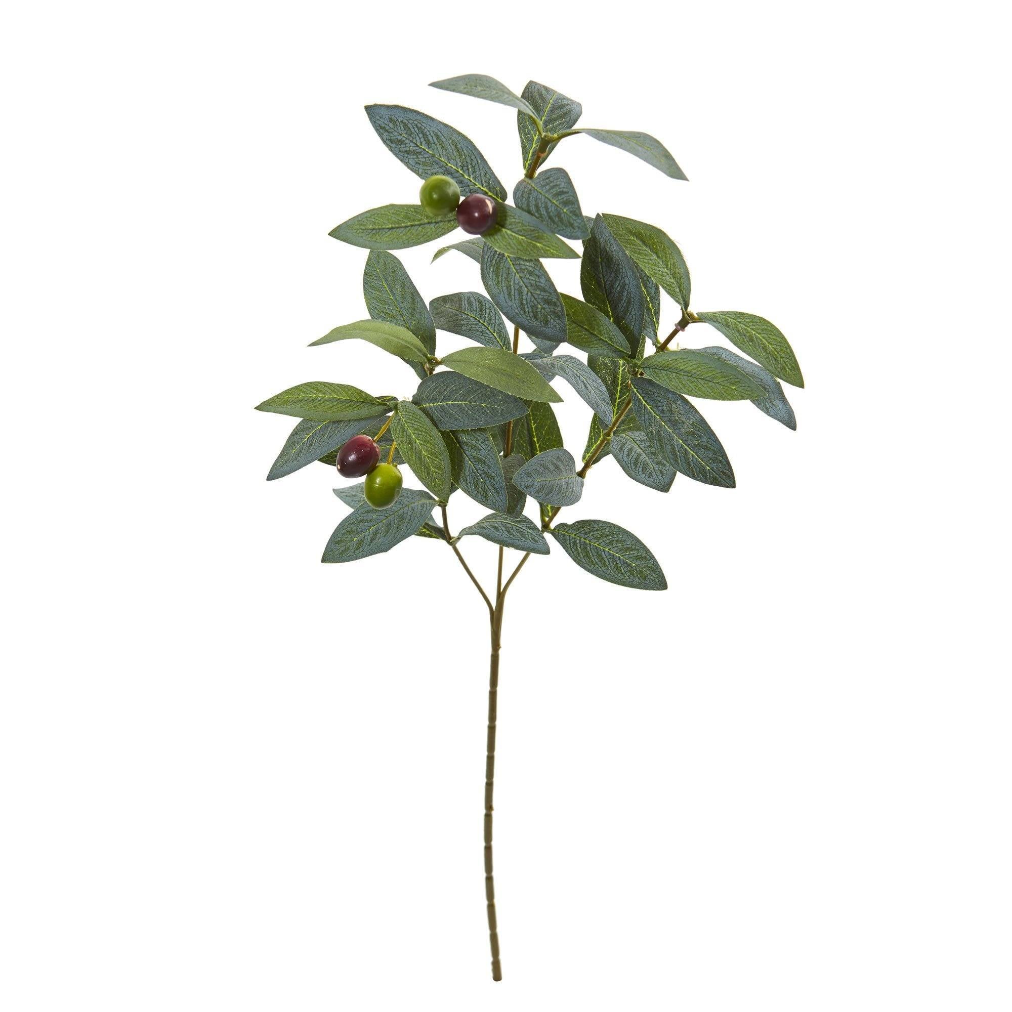 23” Olive Spray Artificial Plant (Set of 24)