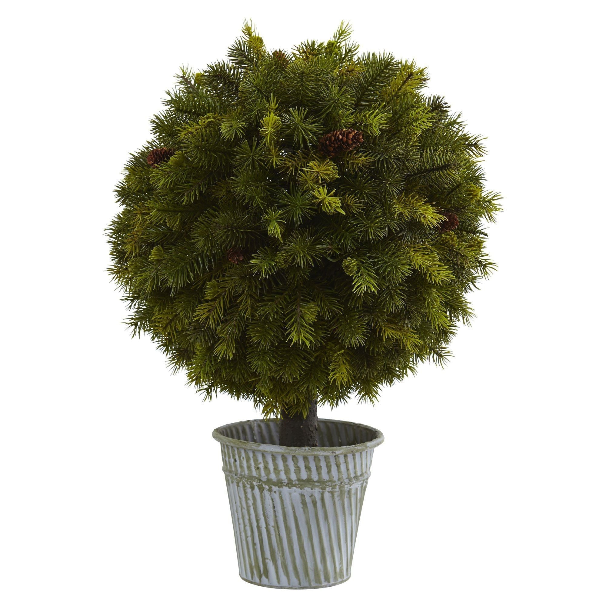 23” Pine Ball in Iron Top