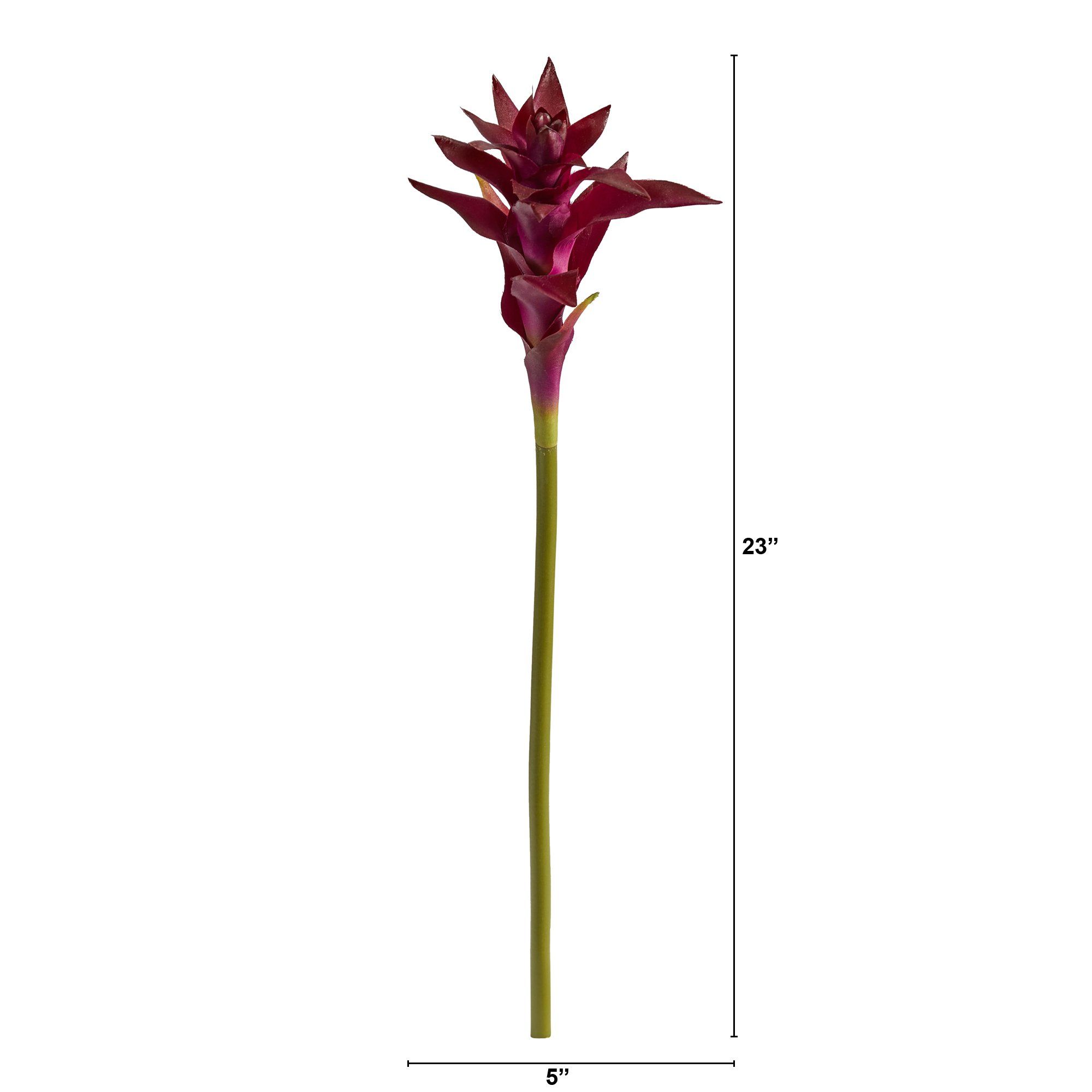 23” Artificial Star Bromeliad Flower (Set of 6)
