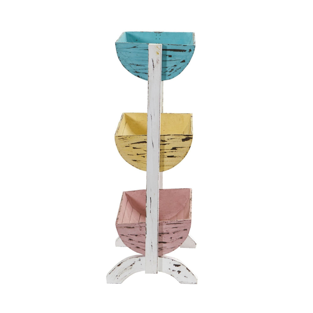 23” Three Shelf Farmhouse Multipurpose Stand/Planter