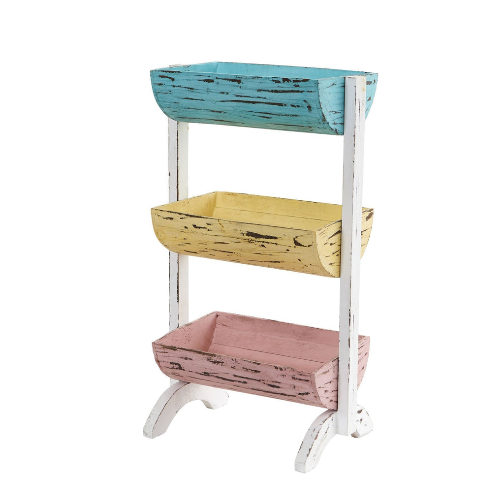 23” Three Shelf Farmhouse Multipurpose Stand/Planter