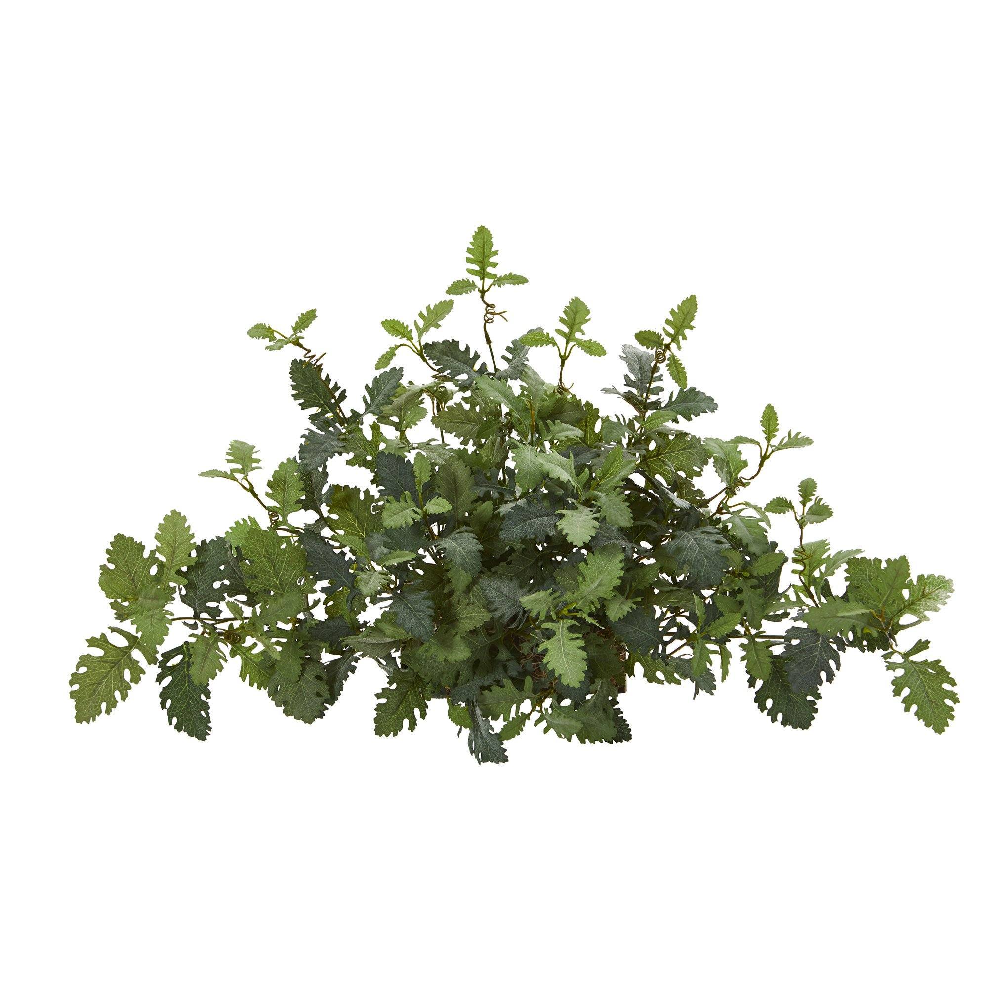 24” Dusty Miller Artificial Ledge Plant