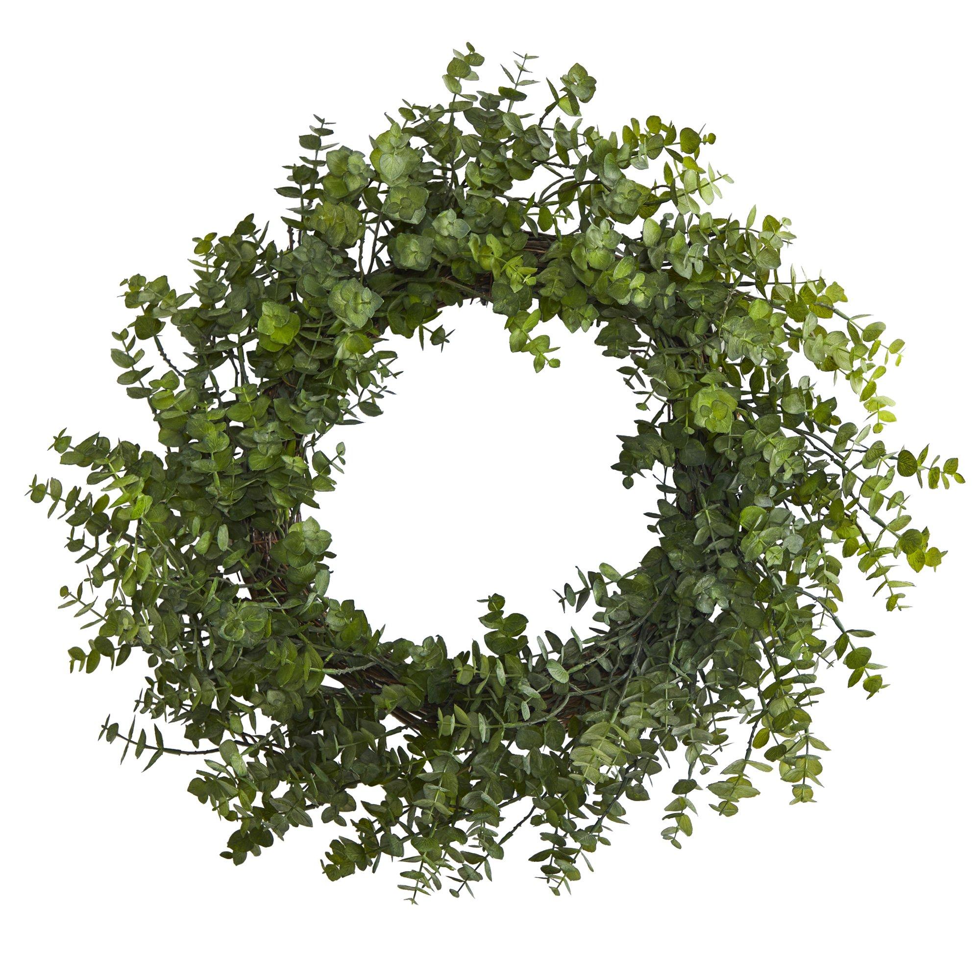 24” Eucalyptus Artificial Wreath