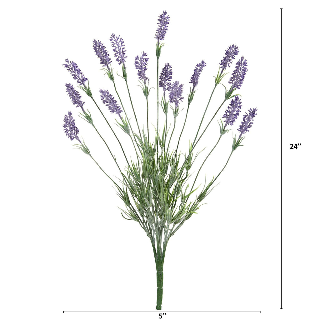 24” Lavender Artificial Flower (Set of 6)