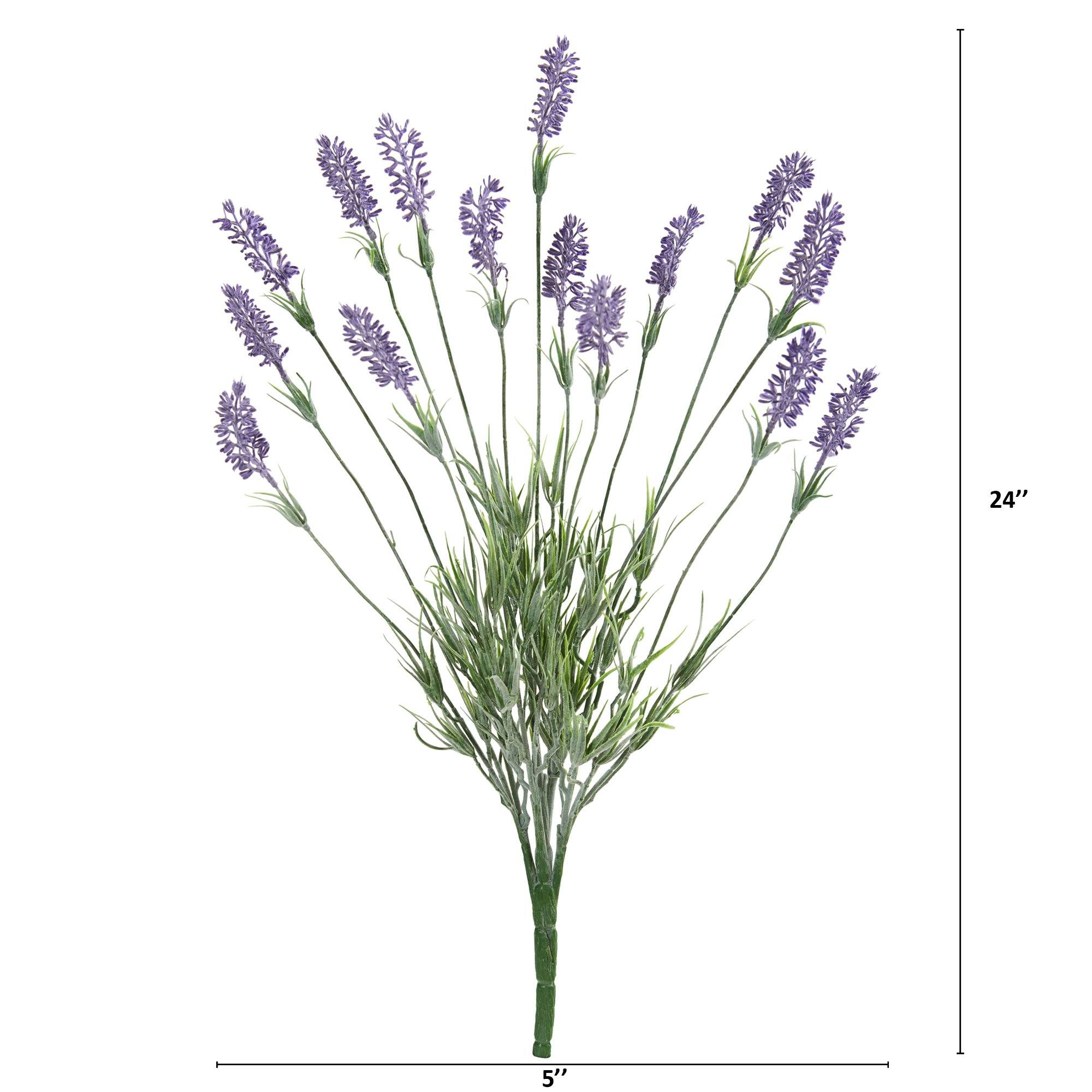 24” Lavender Artificial Flower (Set of 6)