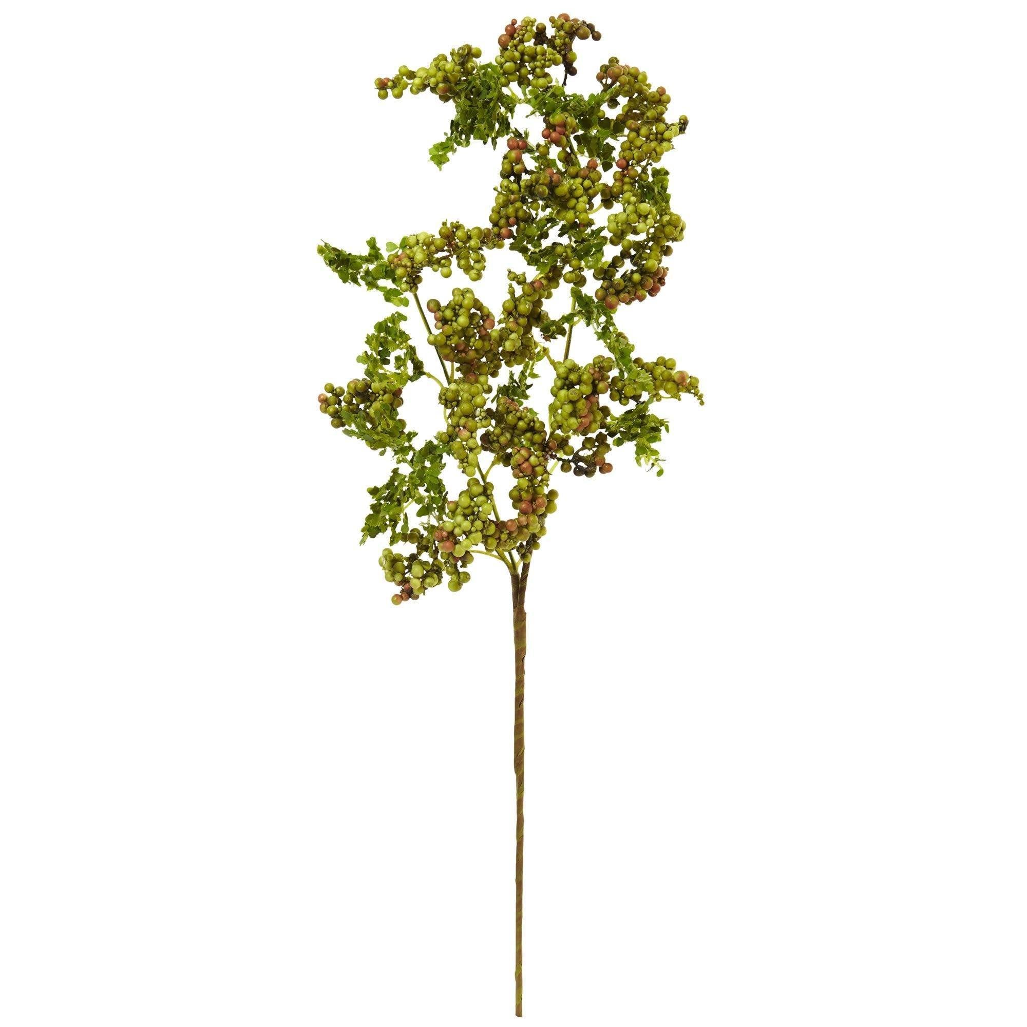 25” Berry Spray Artificial Flower (Set of 6)