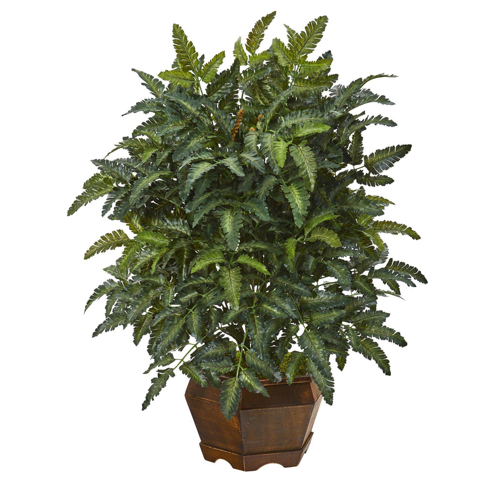 26” Bracken Fern Artificial Plant in Decorative Planter