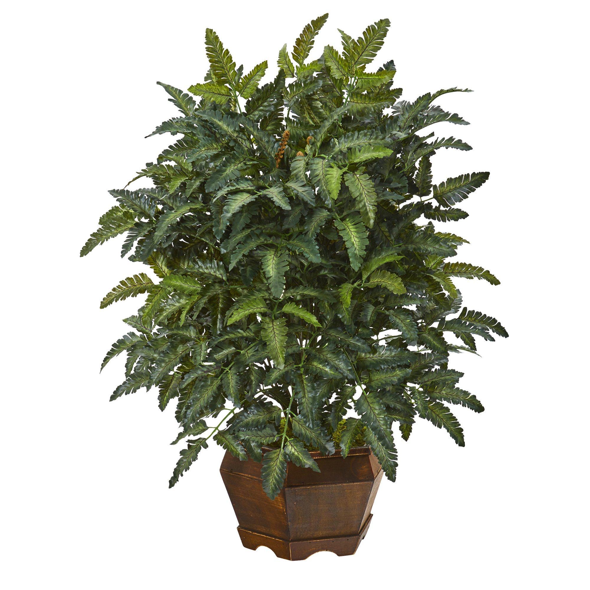 26” Bracken Fern Artificial Plant in Decorative Planter