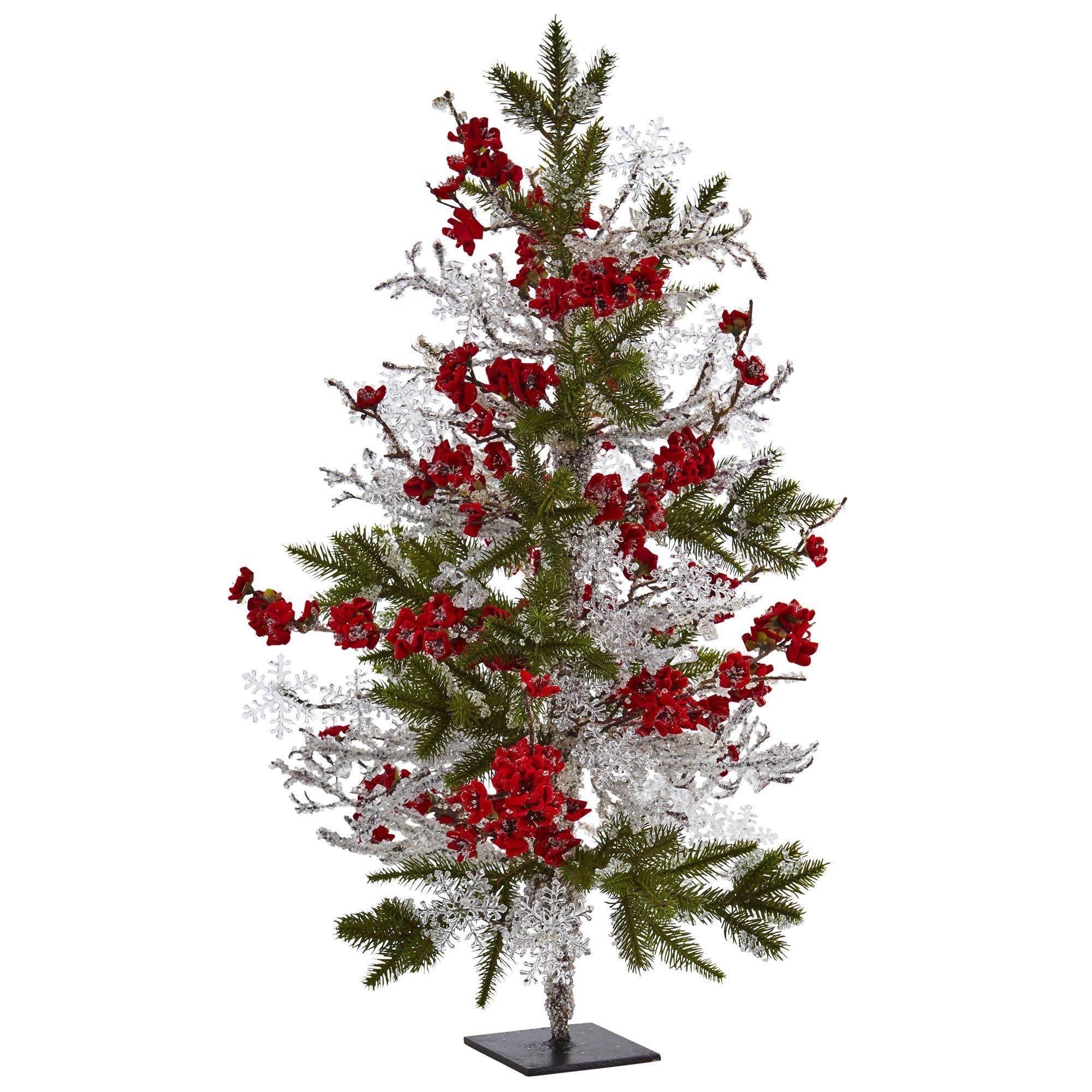 26” Plum Blossom Pine Ice Twig Tree