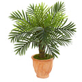 26” Robellini Palm Artificial Tree in Terra-Cotta Planter