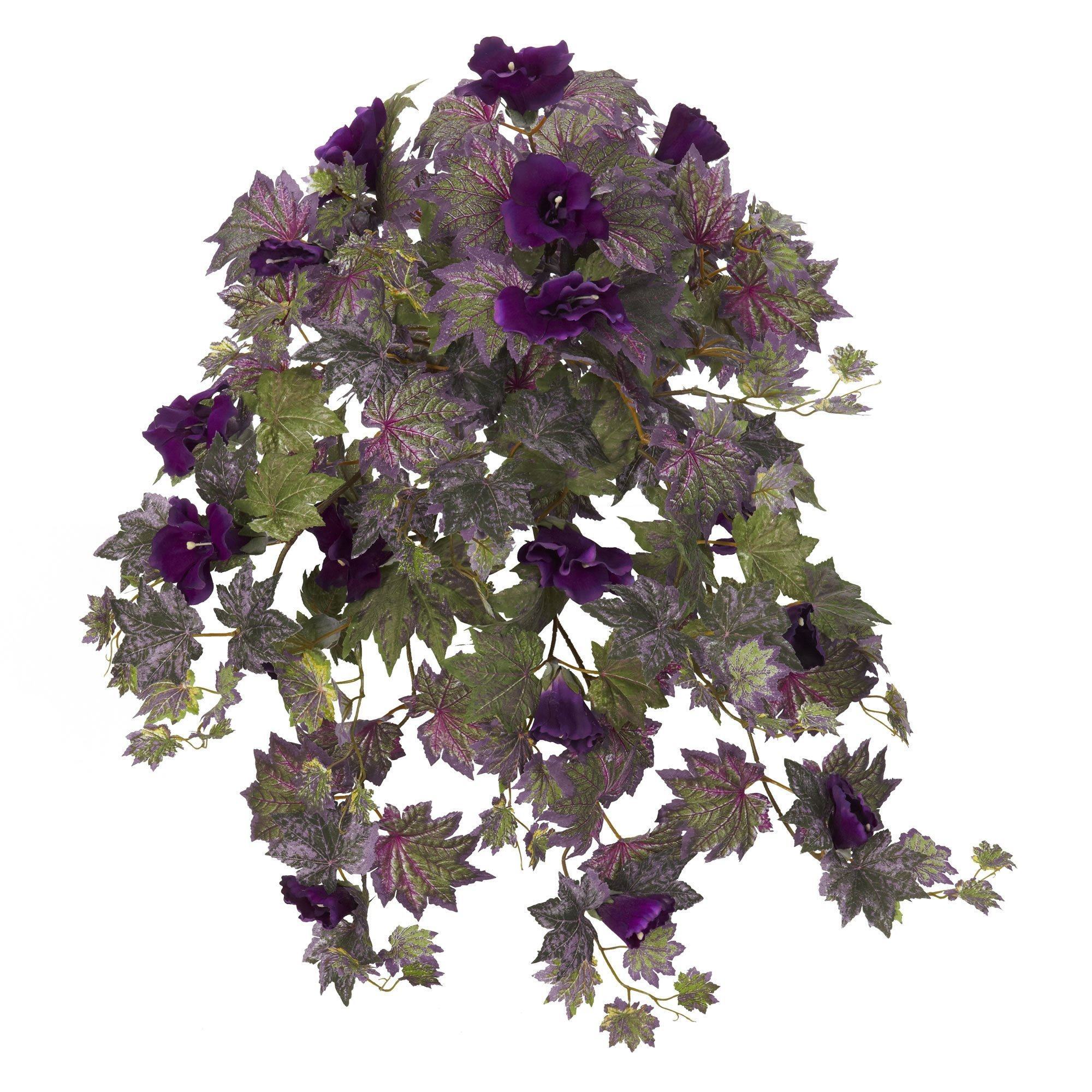 27” Gloxinia Hanging Artificial Plant (Set of 2)