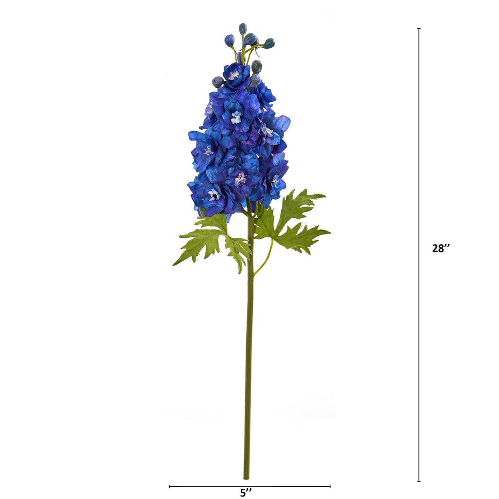 28” Delphinium Artificial Flower (Set of 4)