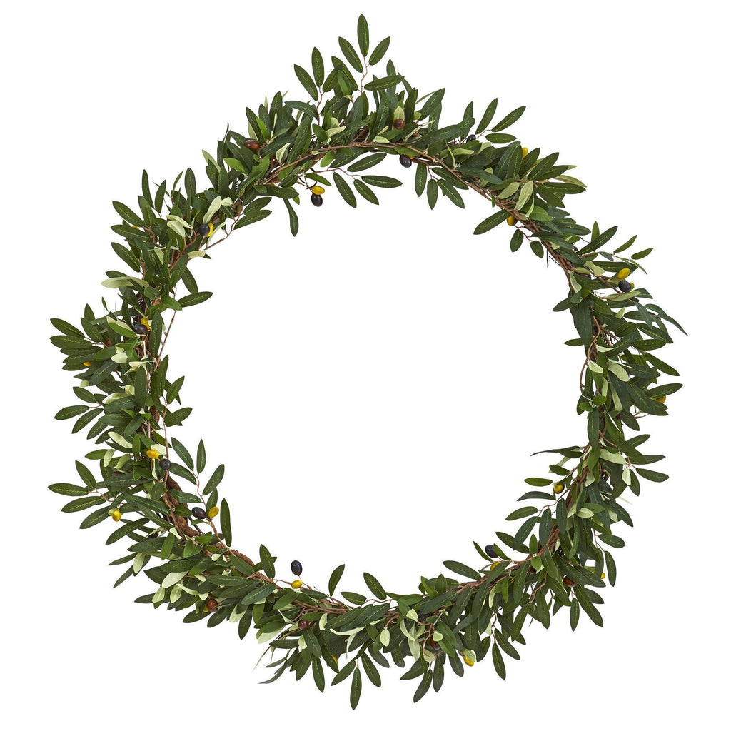 28” Olive Artificial Wreath