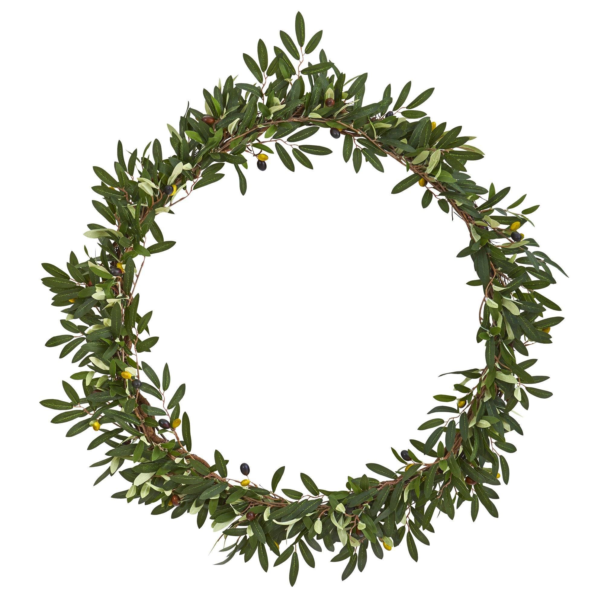 28” Olive Artificial Wreath