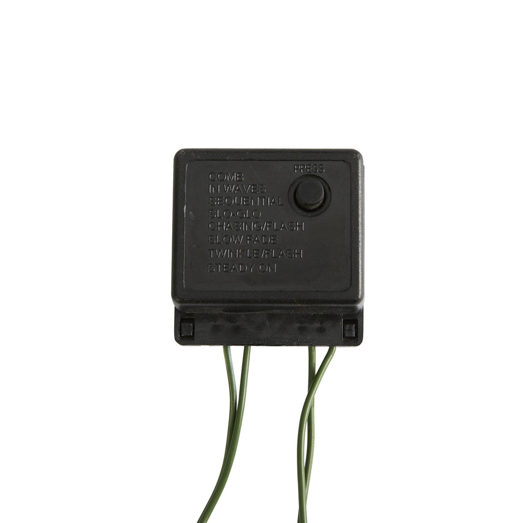 3' Cambridge Spruce Flat Back Artificial Christmas Tree with 50 Warm White (Multifunction) LED Lights and 113 Bendable Branches