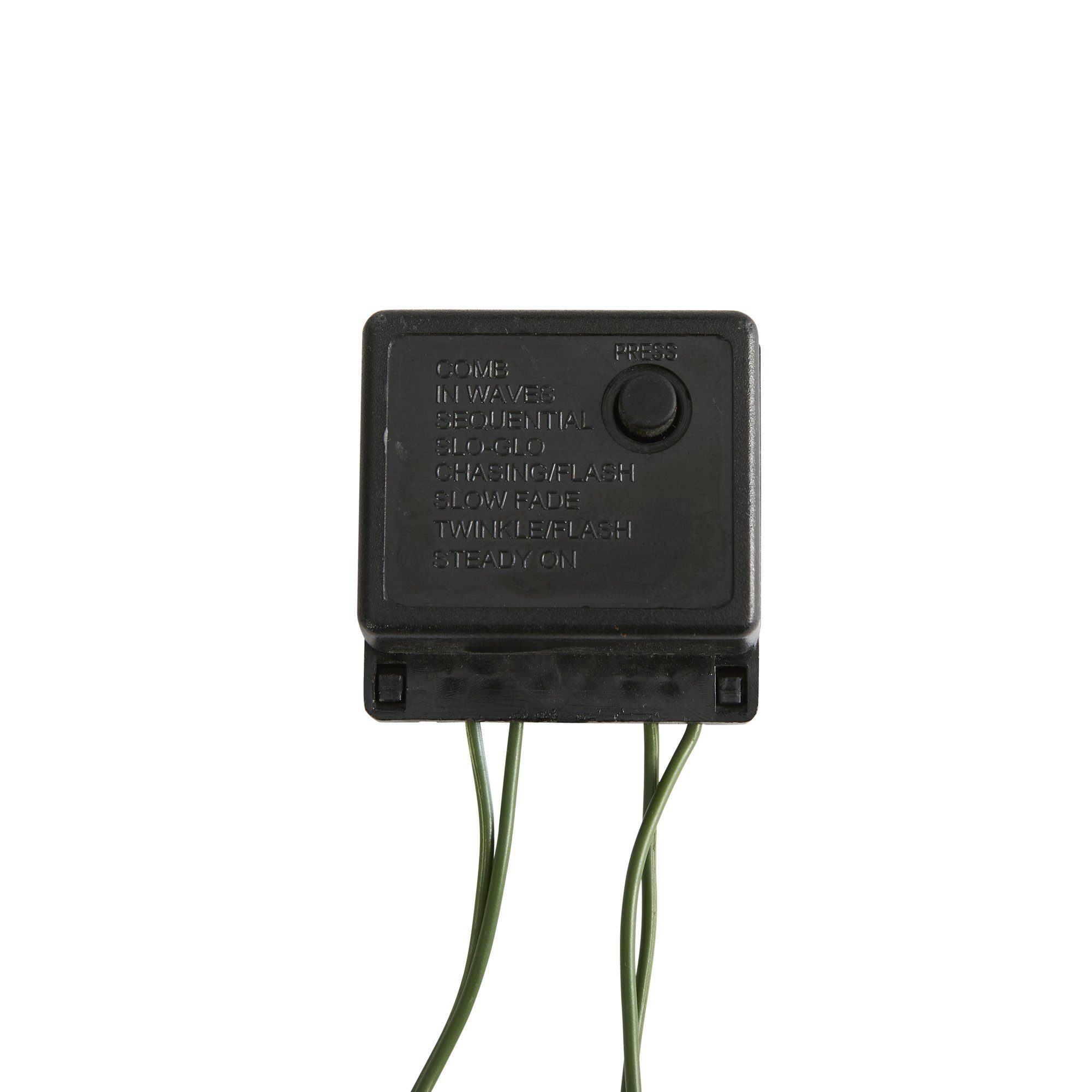 3' Cambridge Spruce Flat Back Artificial Christmas Tree with 50 Warm White (Multifunction) LED Lights and 113 Bendable Branches