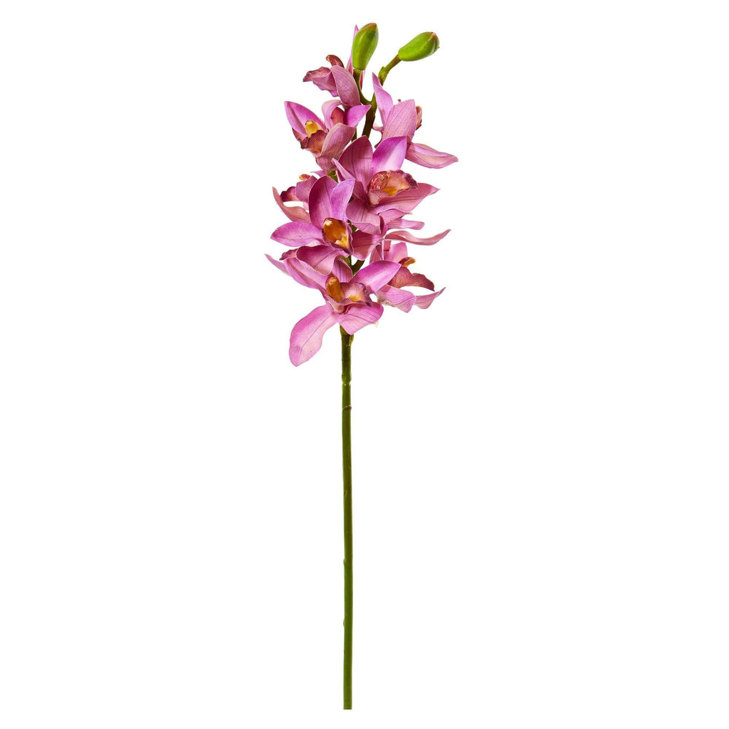 30” Cymbidium Orchid Artificial Flower (Set of 6)