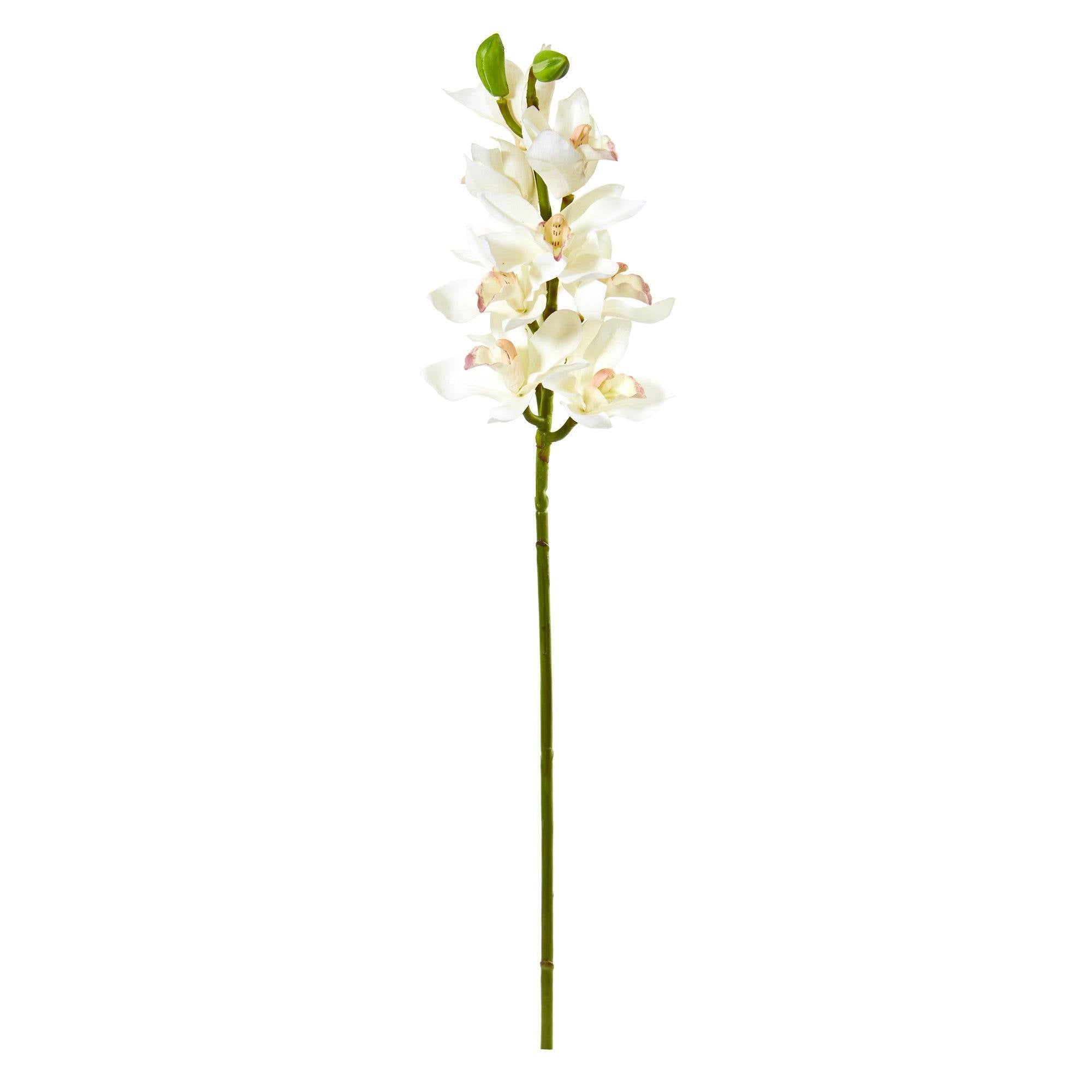 30” Cymbidium Orchid Artificial Flower (Set of 6)