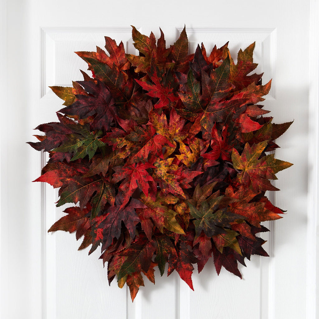 30" Maple Leaf Wreath