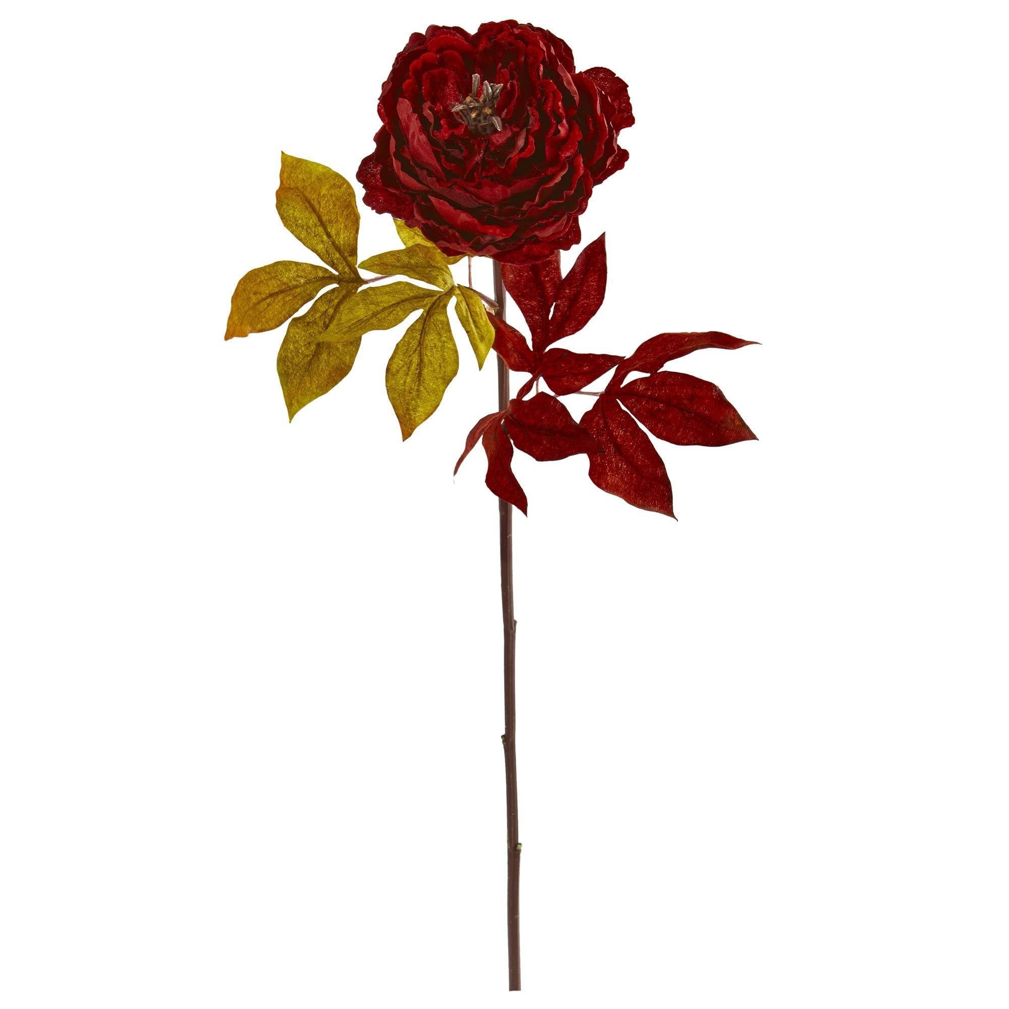 30” Peony Silk Flower (Set of 6)