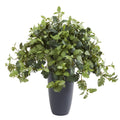 31” Dusty Miller Artificial Plant in Gray Planter