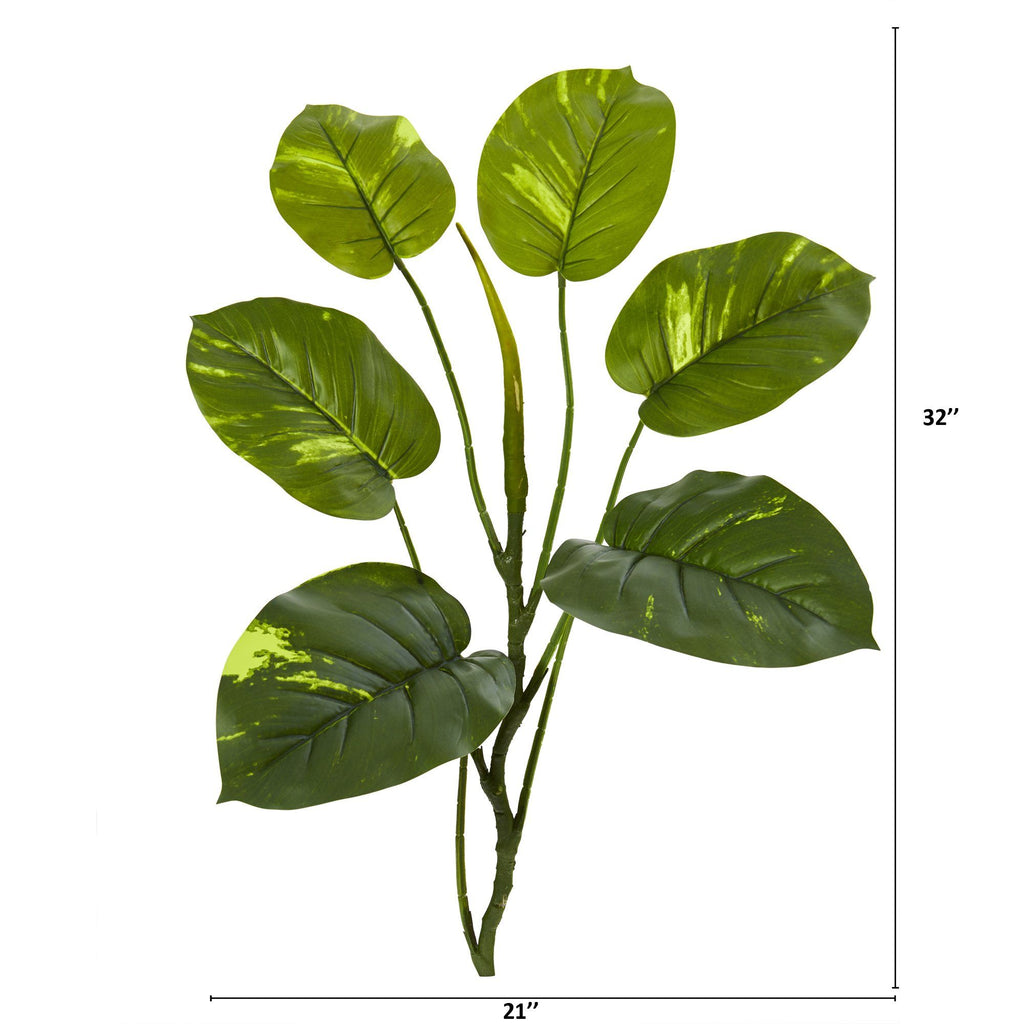 32” Large Leaf Pothos Artificial Vinning Plant (Set of 6)