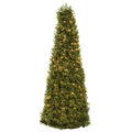 39” Boxwood Cone w/Lights