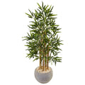4’ Beige Bamboo Artificial Tree in Sand Colored Bowl
