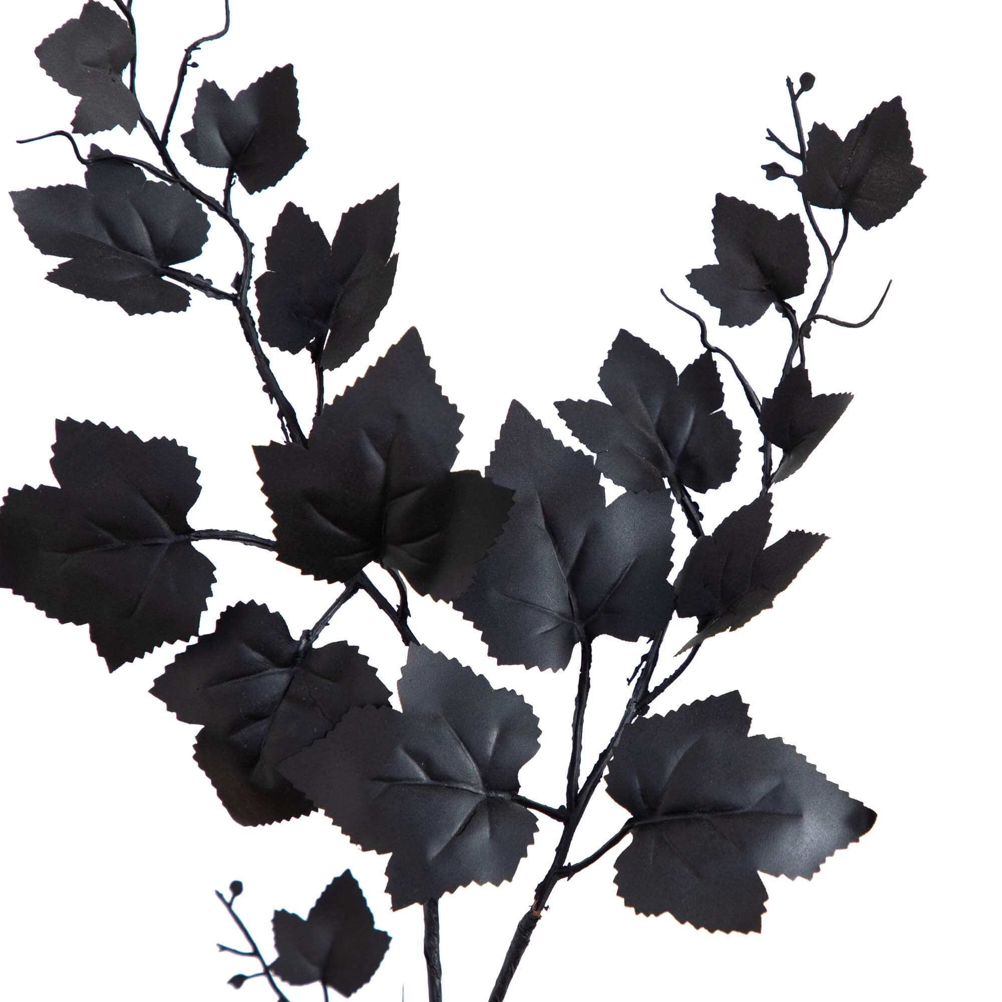 4’ Artificial Halloween Black Maple Tree