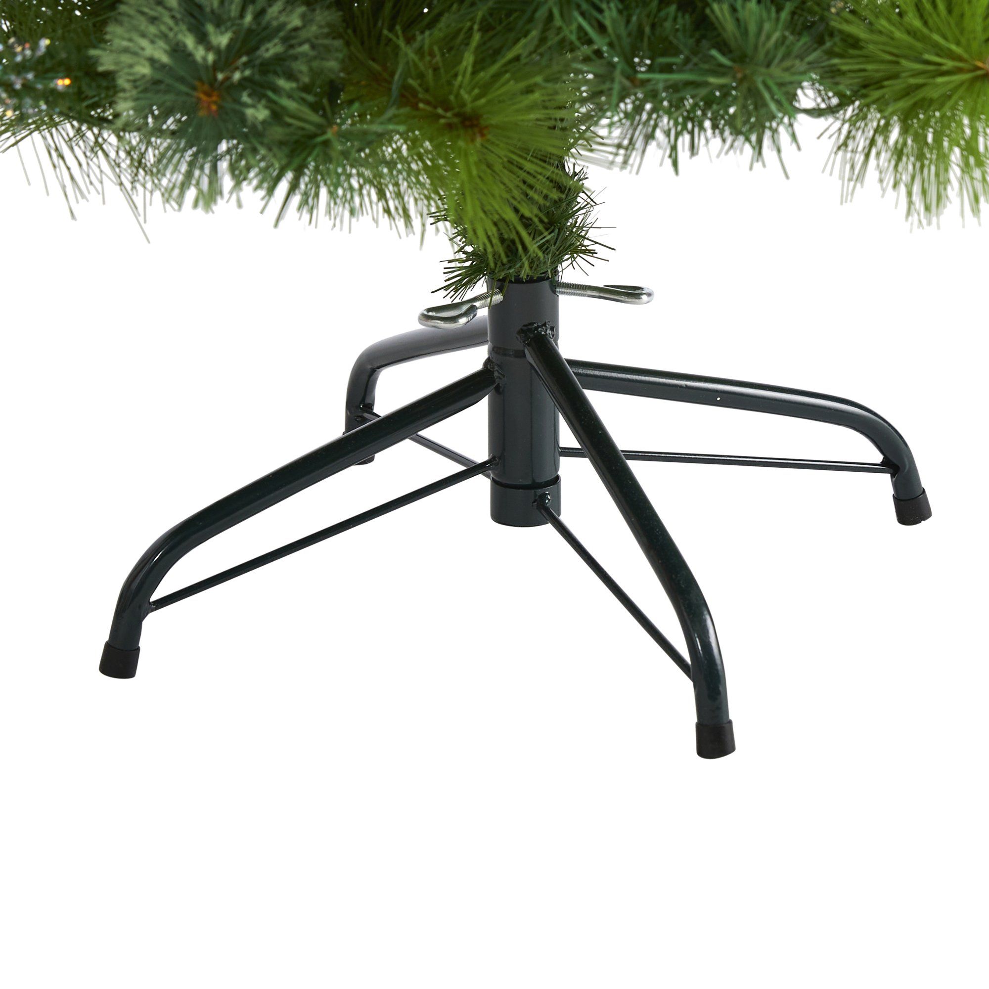 4’ Montana Mixed Pine Artificial Christmas Tree with Pine Cones, Berries and 150 Clear LED Lights