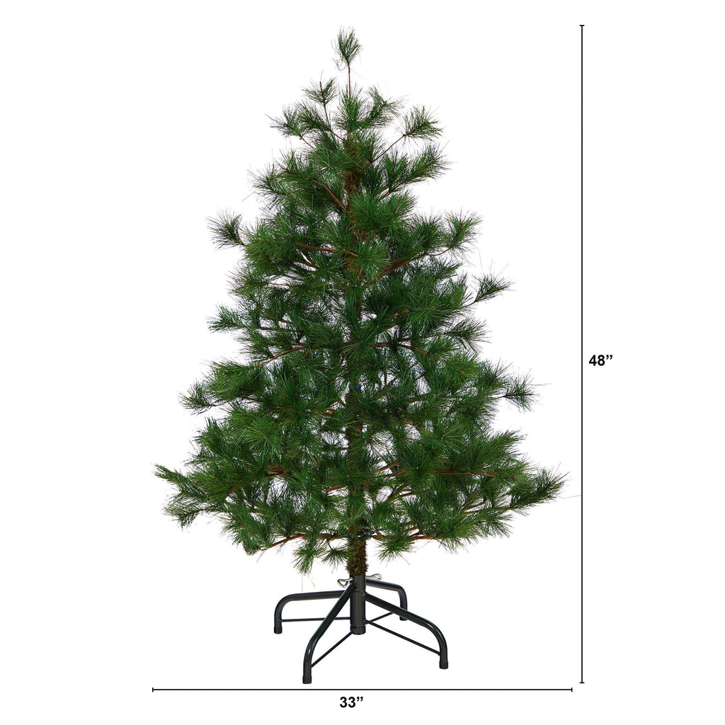 4’ Yukon Mixed Pine Artificial Christmas Tree with 366 Bendable Branches